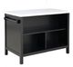 Furniture of America® Albergo 3-Piece Black Bar Table Set-3