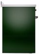Ilve® Nostalgie II Noblesse 30'' Emerald Green Pro Style Induction Range with Burnished Trim-2