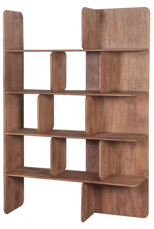 Home Trends & Design Hunter Natural Brown Bookshelves-0