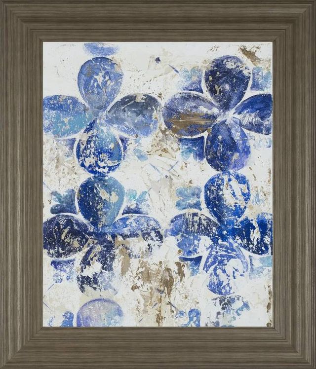 Classy Art Blue Quatrefoil III by Patrica Pinto Wall Art-0