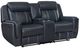Homelegance® Littleton 2-Piece Black Power Reclining Living Room Seating Set-3