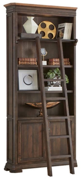 Martin Furniture Sonoma Dark Roast 94" Library Wall-1