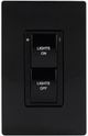 Crestron® Cameo® Black Smooth infiNet EX® 277V Wireless Keypad-0