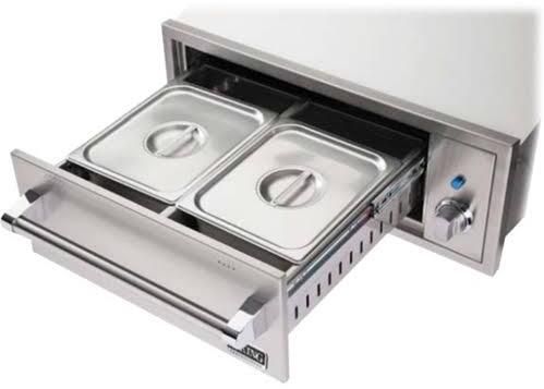 Viking® 5 Series 30" Stainless Steel Outdoor Warming Drawer-1