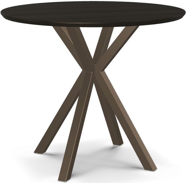 Amisco Customizable Asterisk Round Counter-Height Table with Starburst Stand-0
