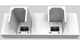 Vent-A-Hood® 66" White Contemporary Wall Mounted Range Hood-2