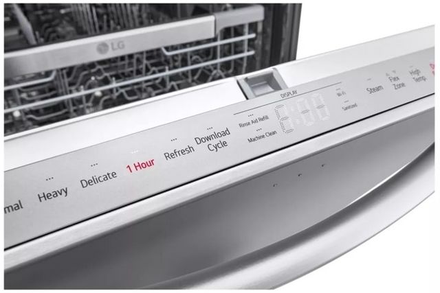 LG 24" PrintProof™ Stainless Steel Smart Top Control Built In Dishwasher-12
