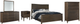 Signature Design by Ashley® Kisper 6-Piece Brown California King Panel Bed Set-0