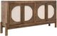 International Furniture Direct Dune Beige/Brown Console-0