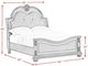 Elements International Cadenza Black/Brown Queen Upholstered Panel Bed-2