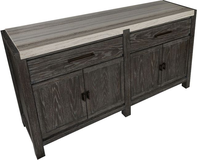 Magnussen Home® Plum Creek Marble/Ravenwood Black Sideboard-4