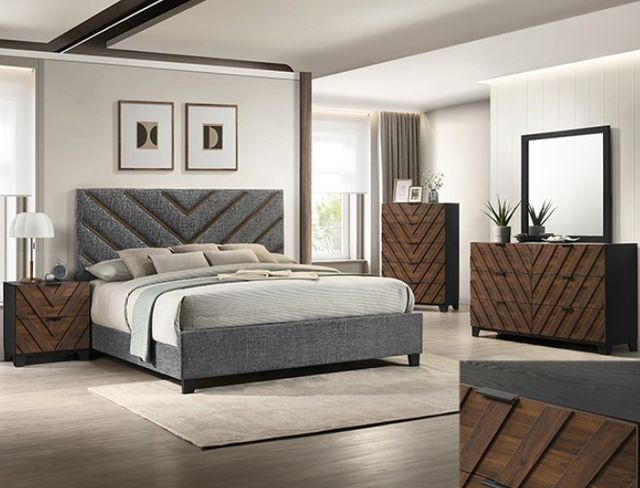 Crown Mark Zane Black/Brown Dresser-1