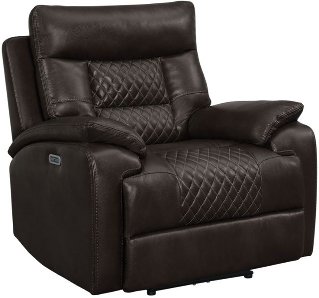Elements International Trinidad 3-Piece Pebble Brown Power Reclining Living Room Reclining Seating Set-3