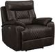 Elements International Trinidad 3-Piece Pebble Brown Power Reclining Living Room Reclining Seating Set-3