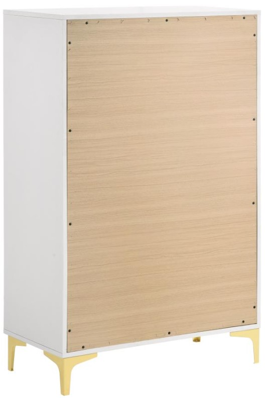 【2024福袋】 Coaster® Kendall 5-Piece White King Bedroom Set | San Jose 彫刻・オブジェ