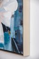 A & B Home Holland Blue/Ivory/Pink Hand Painting Wall Art-5
