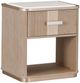 Michael Amini® West Kensington Sea Salt Caramel Nightstand-0