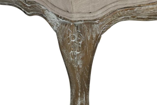 Homelegance® Parlier Natural/Weathered Gray Ottoman-3