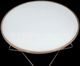 ACME Furniture Valora White Frosted Glass Top Coffee Table with Champagne Base-3