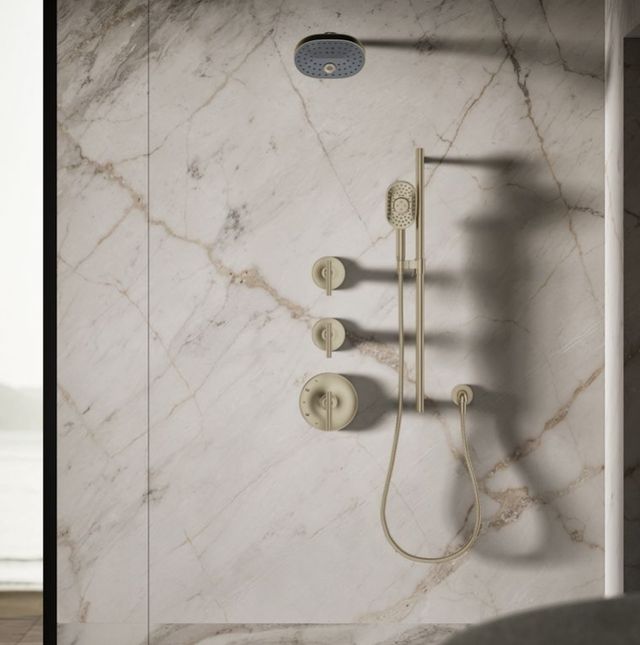 KOHLER® Statement® Vibrant Brushed Bronze 2.5 GPM 3-Function Showerhead-2