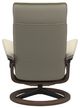 Stressless® by Ekornes® Customizable Admiral Medium Signature Base Manual Recliner and Ottoman-3
