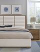 LM Co Home By Vaughan-Bassett Crafted Oak by Ben & Erin Napier Natural/White King Upholstered Panel Bed-3