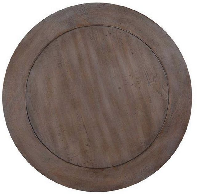 Magnussen Home® Paxton Place Dovetail Gray Round End Table-2