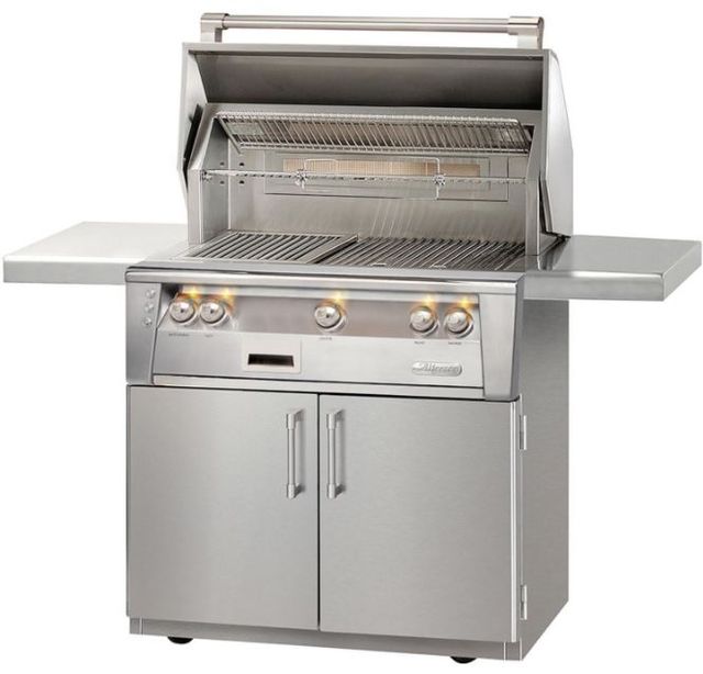 Alfresco™ ALXE Series 3-Burner Stainless Steel Freestanding Liquid Propane Grill-0