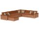 iAmerica Campton Henna 6pc Modular Sectional-1