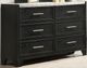 Crown Mark Lamar Black Dresser-0