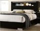Furniture of America® Carlie Black/Chrome California King Bookcase Bed-0
