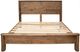 International Furniture Direct Olimpia Tequila Queen Platform Bed Footboard with Rails-4