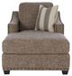 La-Z-Boy® Cleo Peppercorn Two-Arm Chaise with Storage-1