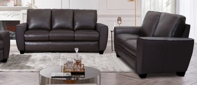 American Wholesale Furniture Bronco Brown Loveseat-1