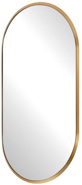 Uttermost® Torrado Antique Brass Oval Mirror-3