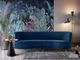 TOV Furniture Flare Navy Velvet Sofa-4