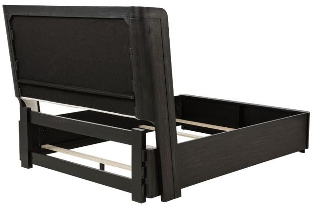 Coaster® Leandro Burnished Black California King Panel Bed -3