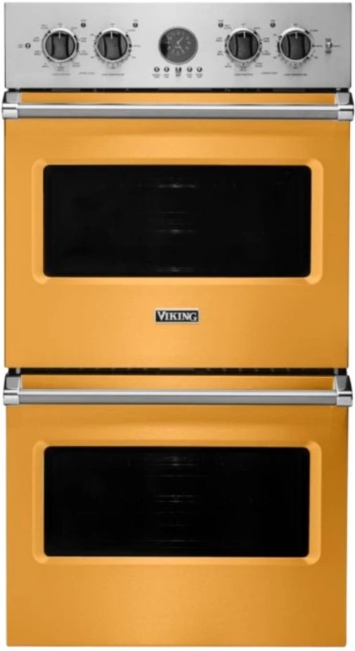 Viking® 5 Series 30" Daffodil Double Electric Premiere Oven-0
