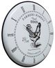 YHD Black/Matte Pewter Wall Clock-1