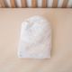 Naturepedic® Arctic Snow Organic Cotton Muslin Fitted Crib Sheet-1