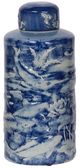 A & B Home Oan Blue/White Jar-0