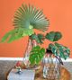 A & B Home Light Green Fan Palm Leaf Stem-4