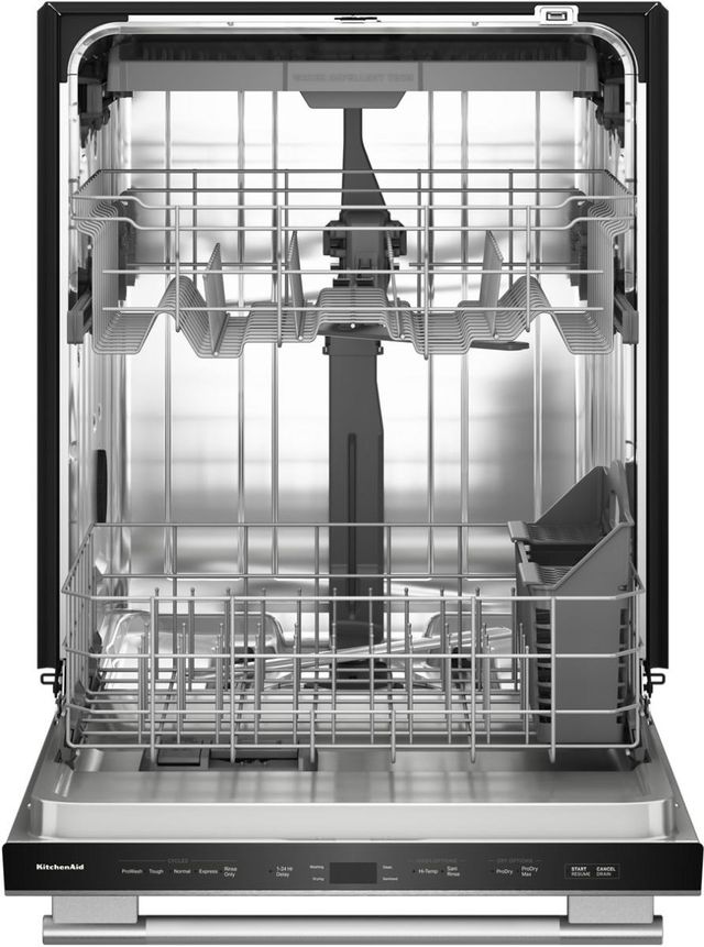 KitchenAid® 24" PrintShield™ Stainless Top Control Built-In Dishwasher with Third Level Utensil Rack and 30+ Total Wash Jets-2