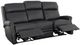 Fairfield® The Leather Reserve Hailey Denim Power Reclining Sofa with Power Articulating Headrest-2
