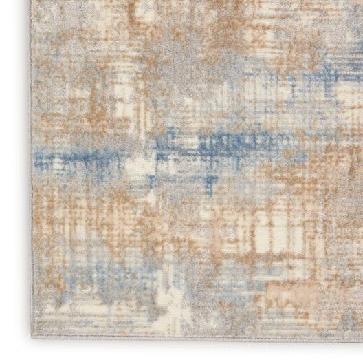 Nourison Home™ CK950 Rush Blue Beige 5'x7' Area Rug-2