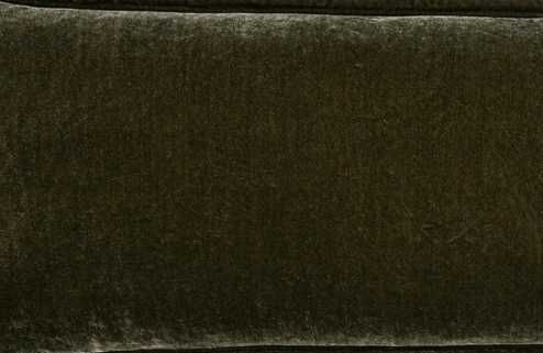 HiEnd Accents Stella Fern Green Faux Silk Velvet Long Lumbar Pillow-1