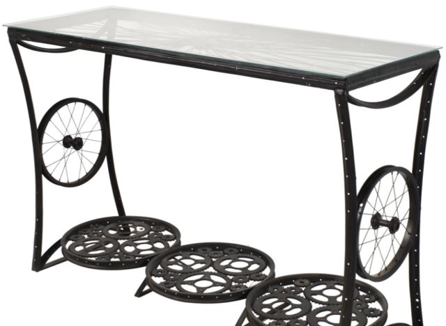 Jaipur Furniture Bespoked Black Console Table-1