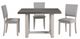 Furniture of America® Sauro 5-Piece Gray Dining Table Set-0