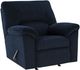 Signature Design by Ashley® SimpleJoy Navy Manual Rocker Recliner-0