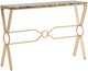 Crestview Collection Kendall Brown Console Table with Gold Base-0
